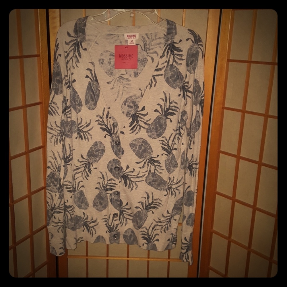 Mossimo Pineapple Cardigan